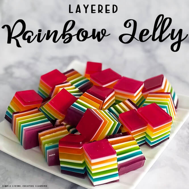 Layered Rainbow Jelly