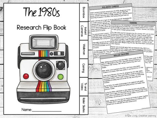 The 1980s Research Flip Book - Simple Living. Creative Learning