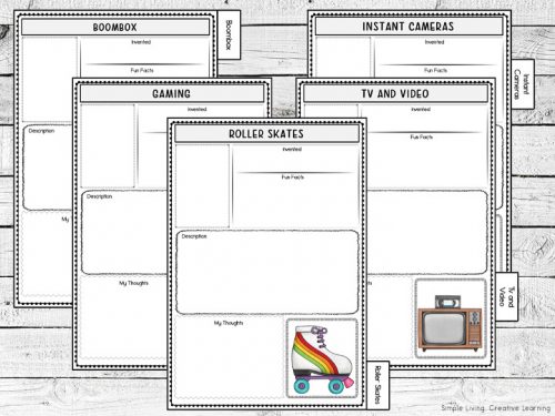 The 1980s Research Flip Book - Simple Living. Creative Learning