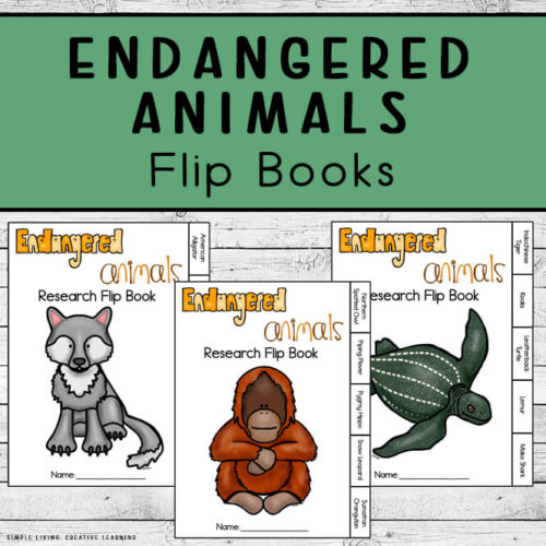 Endangered Animals Flip Books