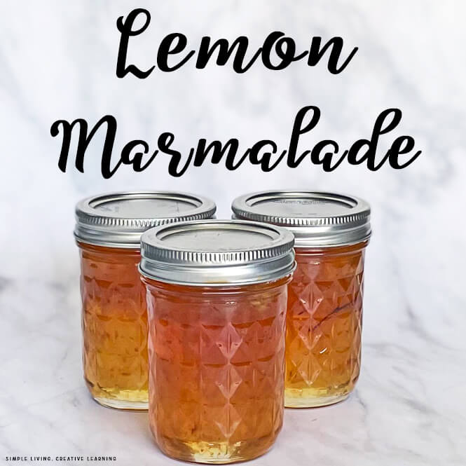 Lemon Marmalade Jam Simple Living. Creative Learning