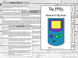1990s Research Flip Book - Simple Living. Creative Learning