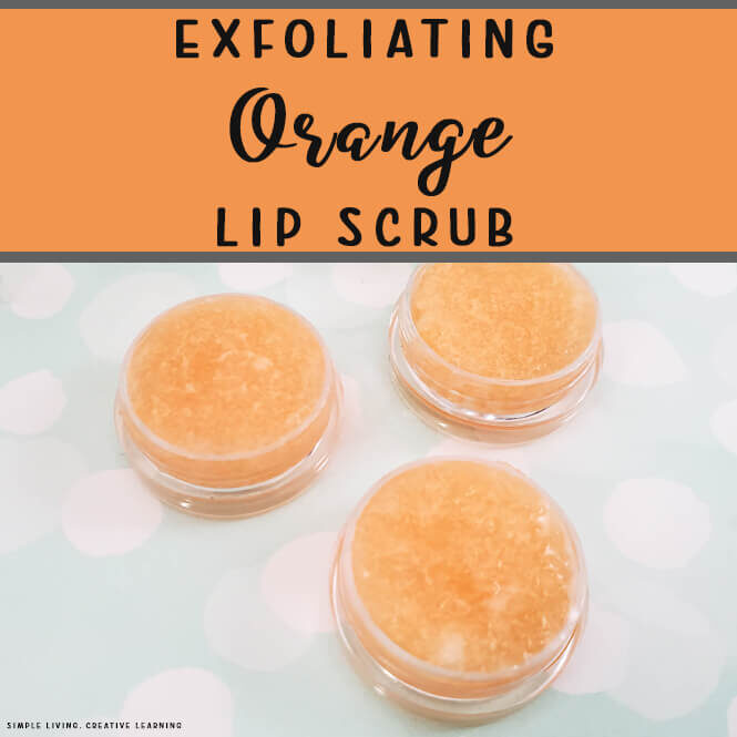 Exfoliating Orange Lip Scrub