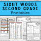 Second Grade Sight Word Printables