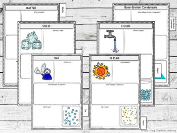 States of Matter Flip Book - Simple Living. Creative Learning