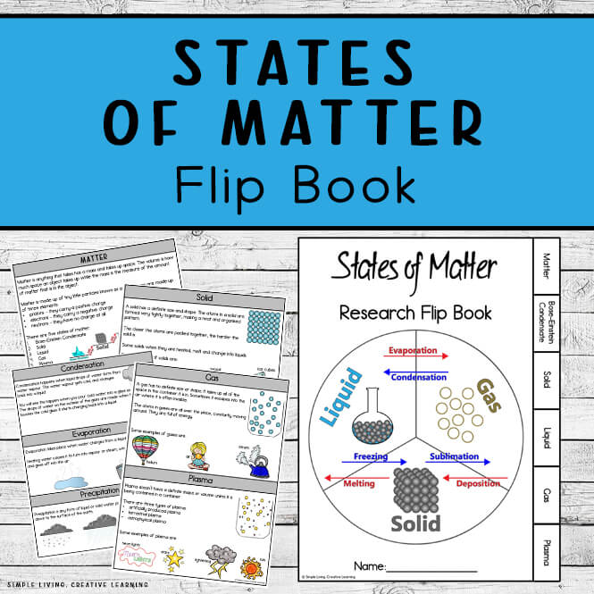 States of Matter Flip Book