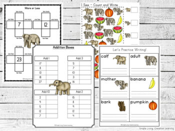 Elephant Life Cycle Printables - Simple Living. Creative Learning