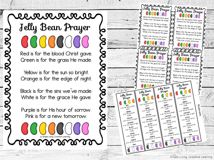 Use The Jelly Bean Prayer To Teach Children About Easter Simple 