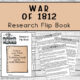 War of 1812 Research Flip Book