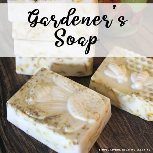 Nourishing Hand Soap for Gardeners Bars of Completed Soap