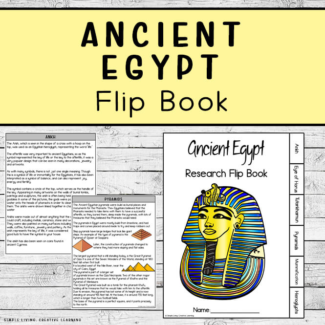 Ancient Egypt Printable Flip Book