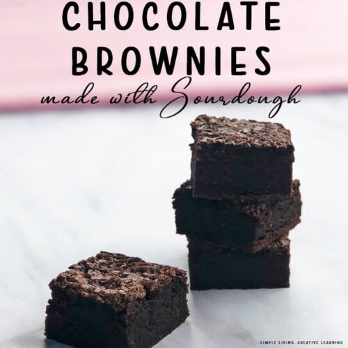 Chocolate Brownies using Sourdough Starter Discard