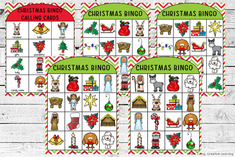 Christmas Bingo - Simple Living. Creative Learning