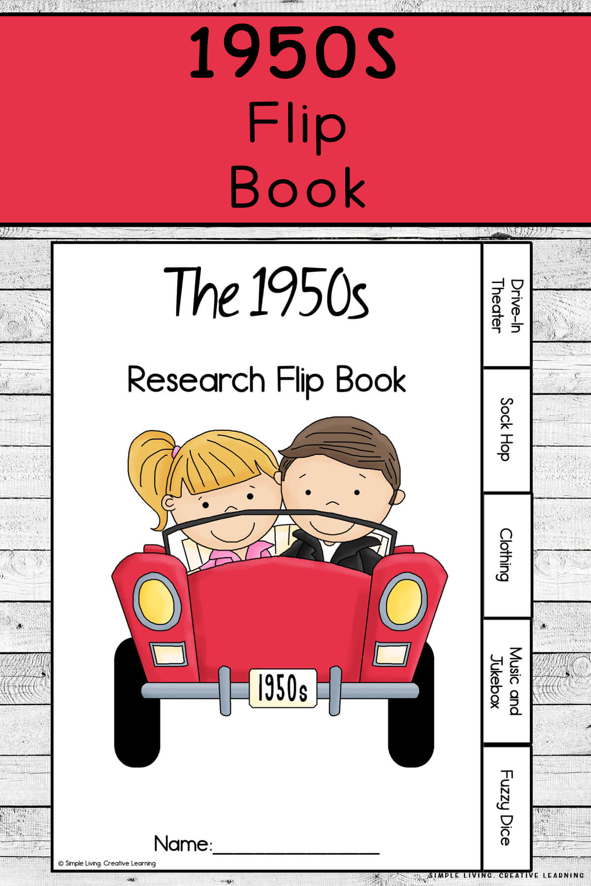 1950s Research Flip Book