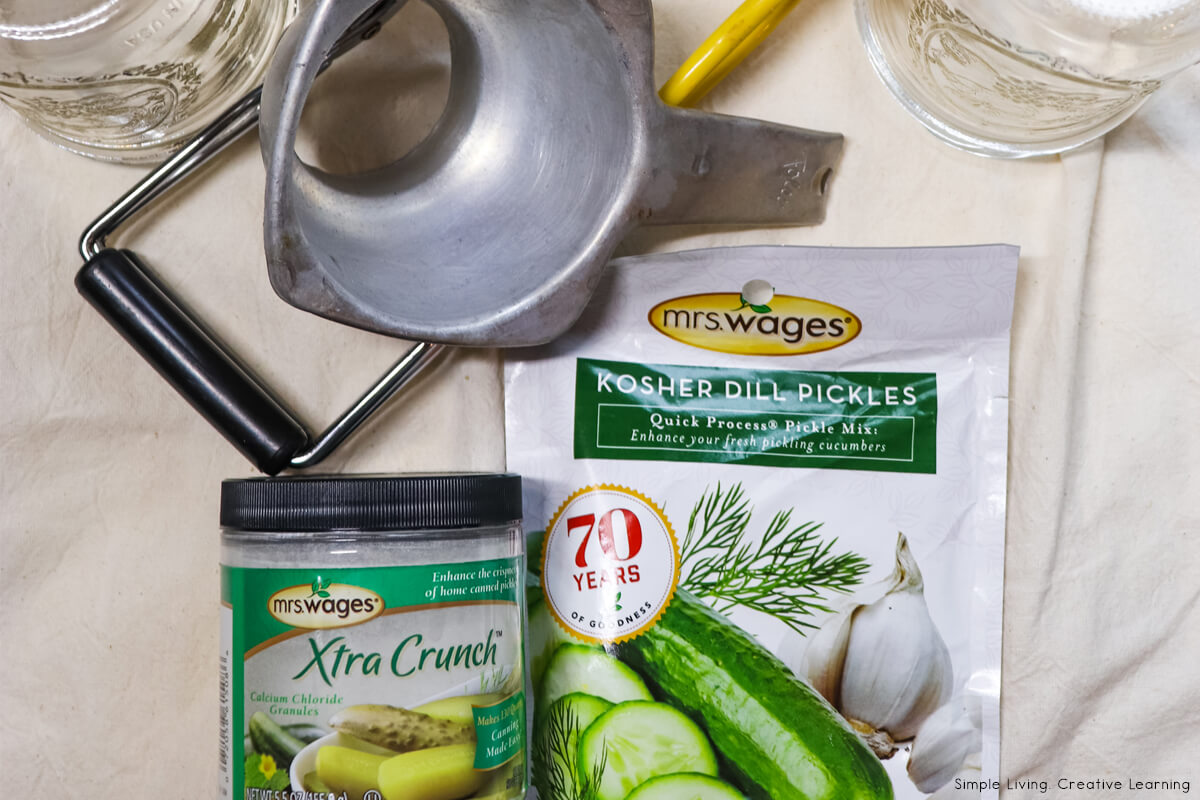 How to Can Pickles Supplies