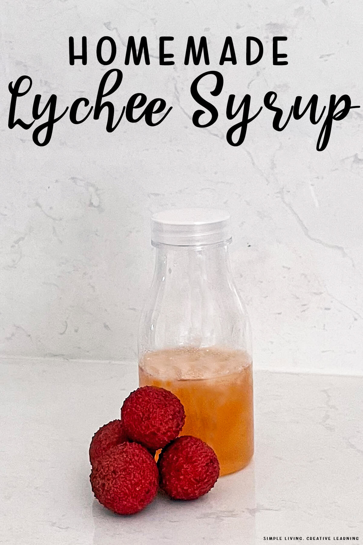 Homemade Lychee Syrup