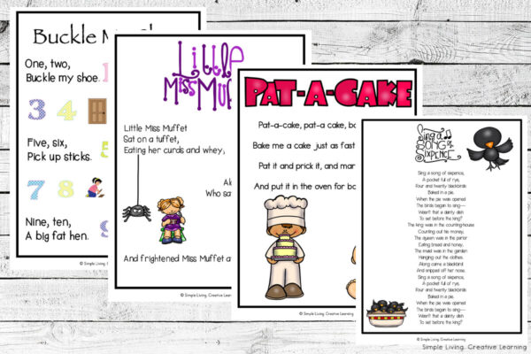Nursery Rhyme Posters {3} - Simple Living. Creative Learning