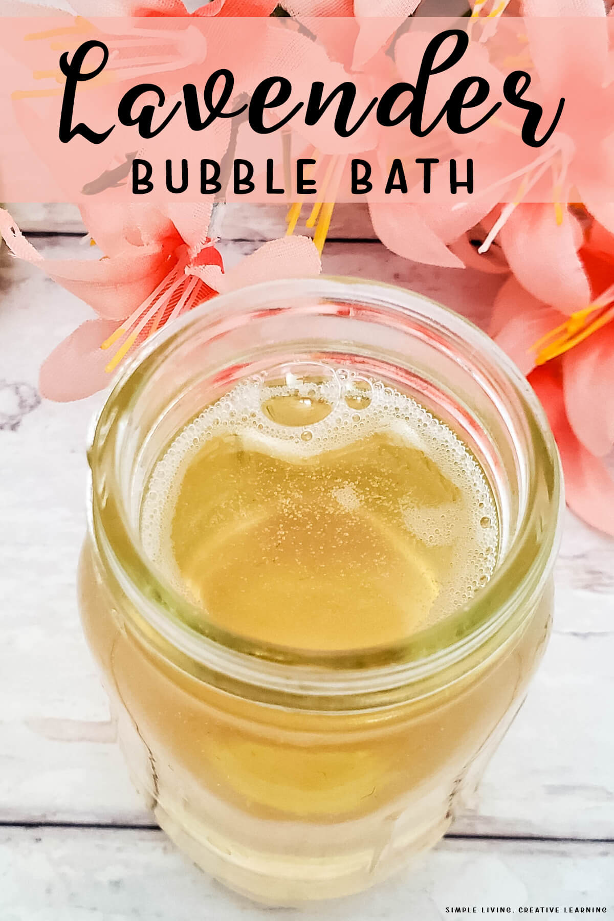 Lavender Bubble Bath Recipe
