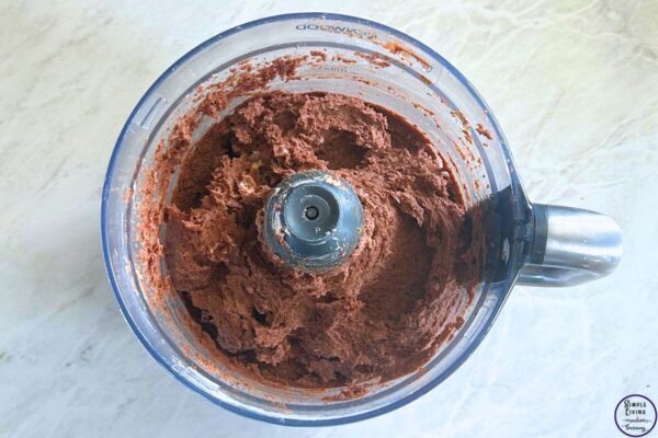 Tim Tam Balls mixed, ready to put in fridge before rolling