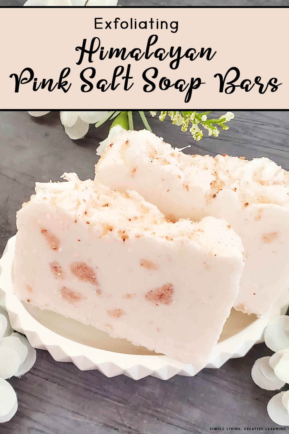 Exfoliating Himalayan Pink Salt Soap Bars
