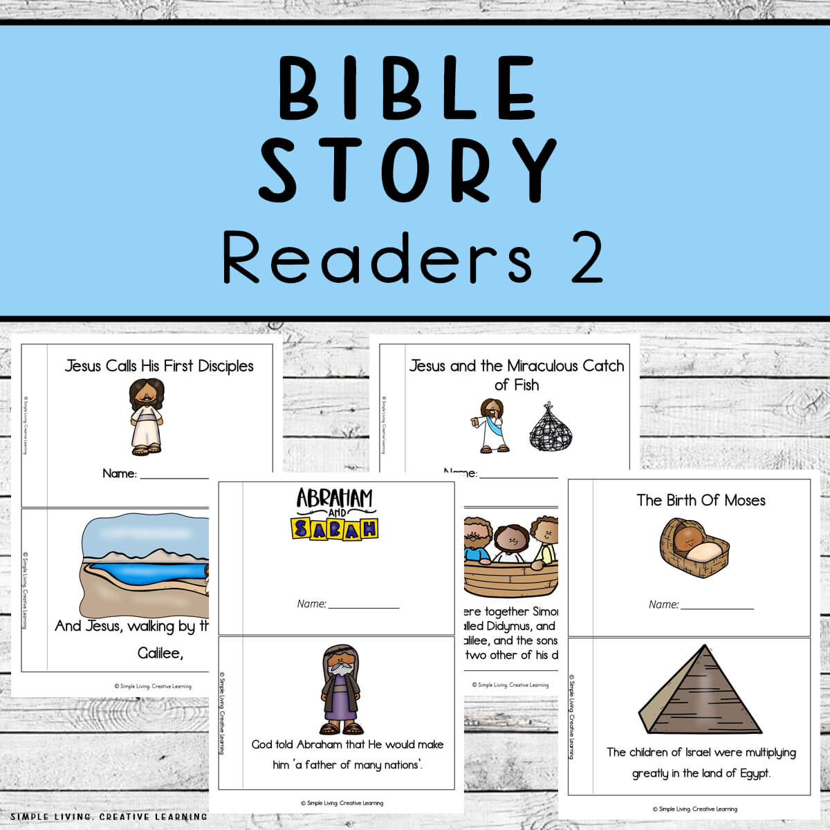 Bible Story Readers {2} four pages