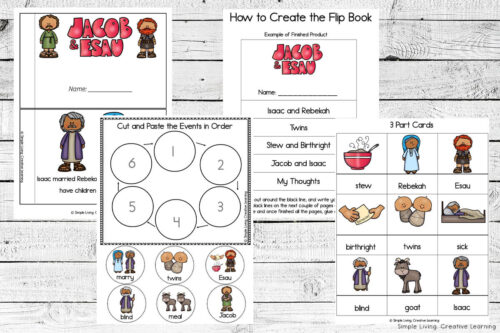Jacob and Esau Printables - Simple Living. Creative Learning