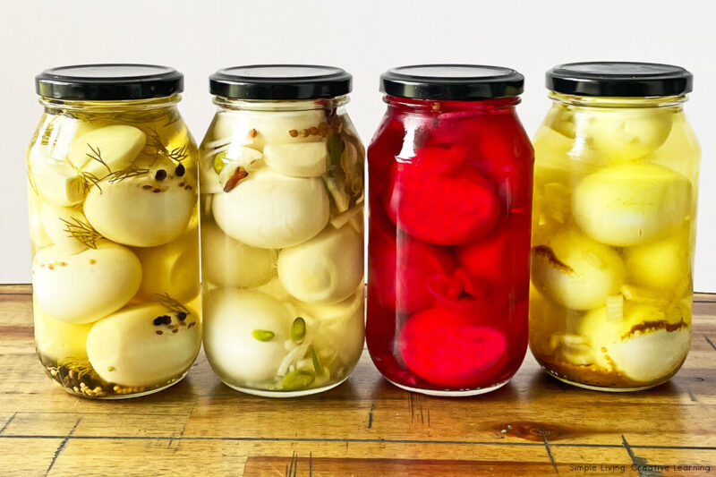 Homemade Pickled Eggs Simple Living. Creative Learning