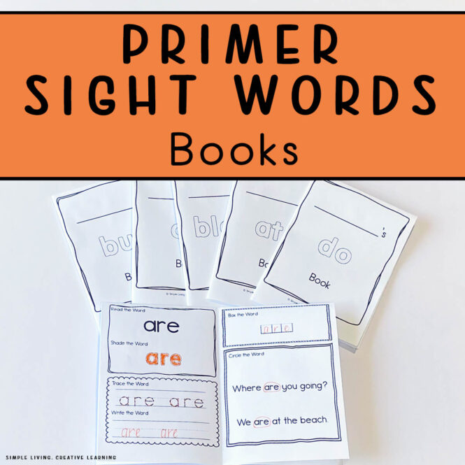 Primer Sight Words Books printed out