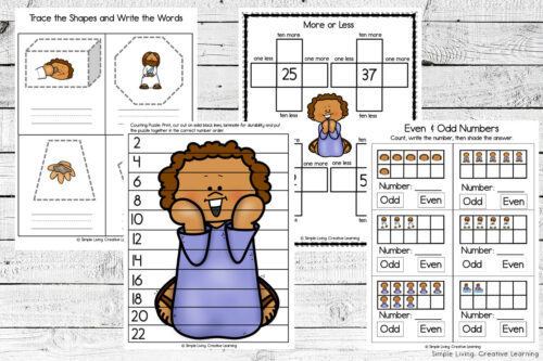 Jesus Heals Blind Man Printables - Simple Living. Creative Learning