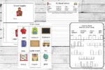 School Supplies Printables - Simple Living. Creative Learning
