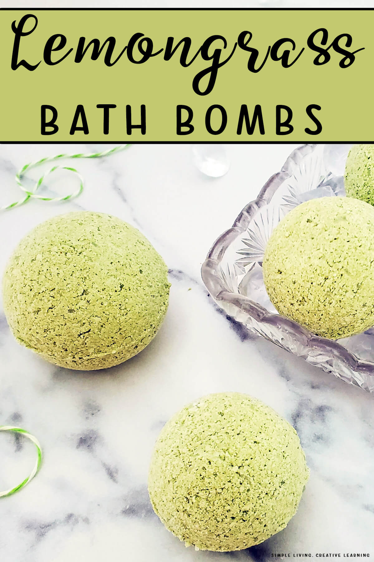 Lemongrass Bath Bombs