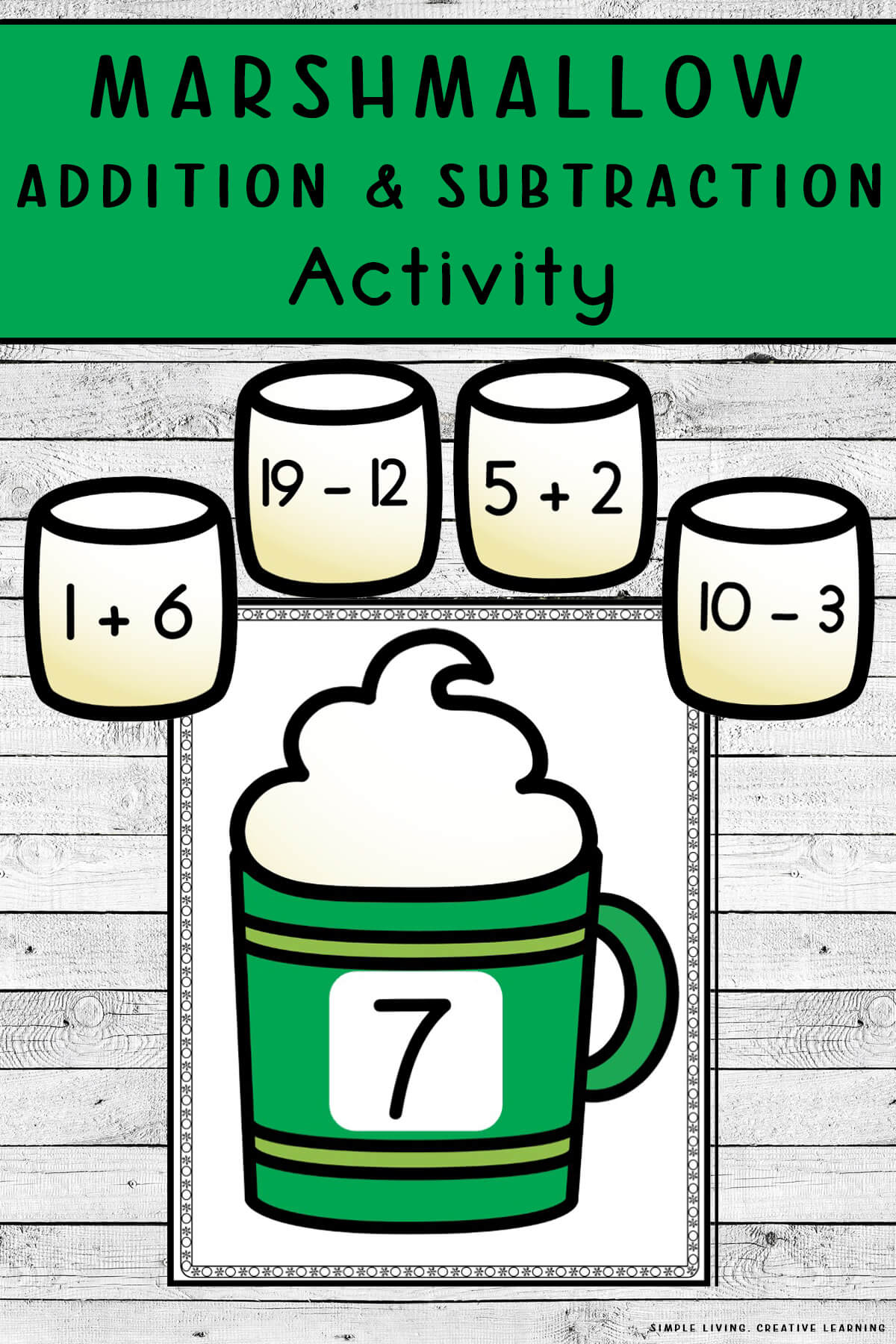 Marshmallow Addition and Subtraction Activity