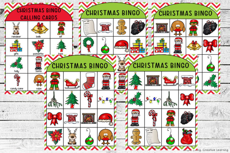 Christmas Bingo - Simple Living. Creative Learning