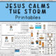 Jesus Calms the Storm Printables four pages