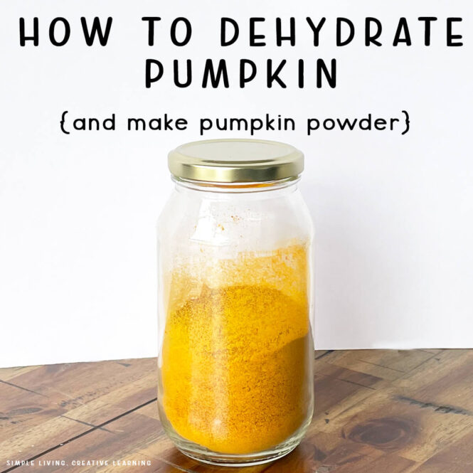 How to Dehydrate Pumpkin in a glass jar
