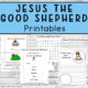 Jesus the Good Shepherd Printables four pages