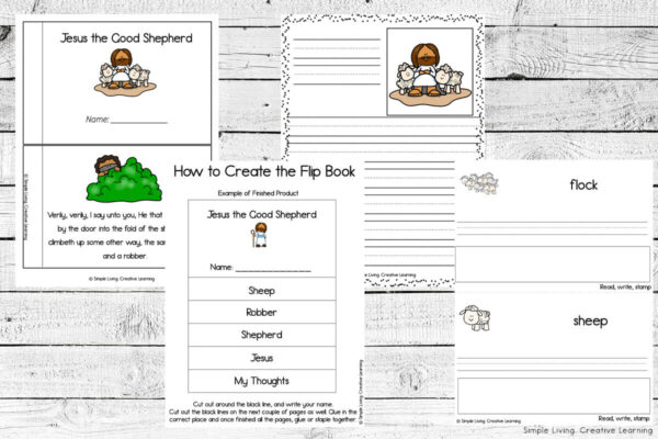 Jesus the Good Shepherd Printables - Simple Living. Creative Learning