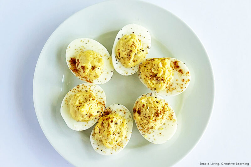 Easy Devilled Eggs Simple Living. Creative Learning