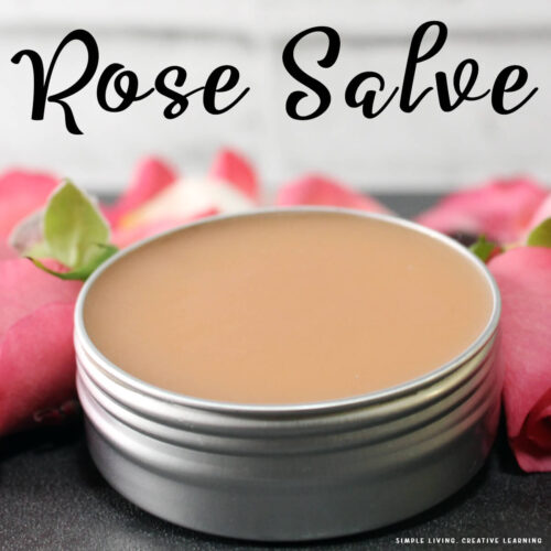 Rose Salve in a tin