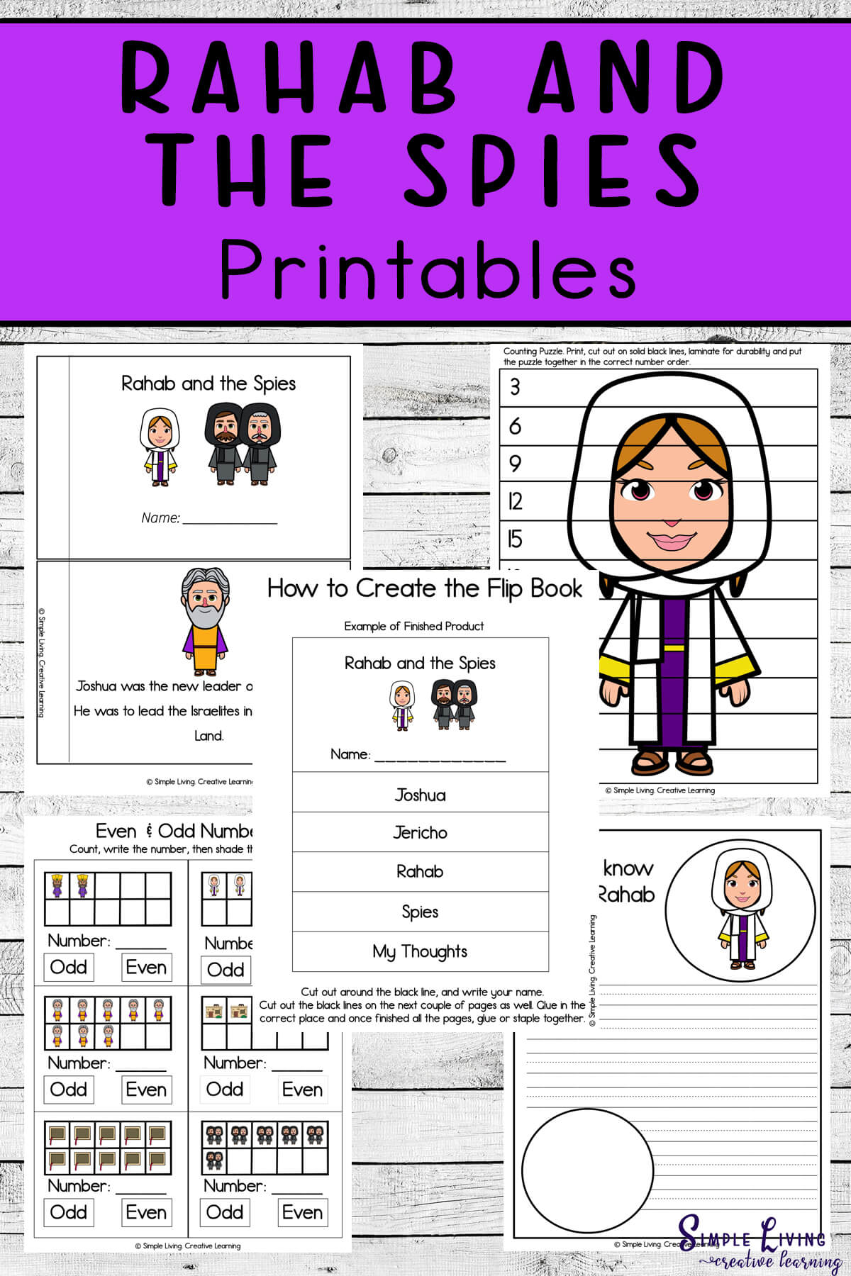 Rehab and the Spies Printables