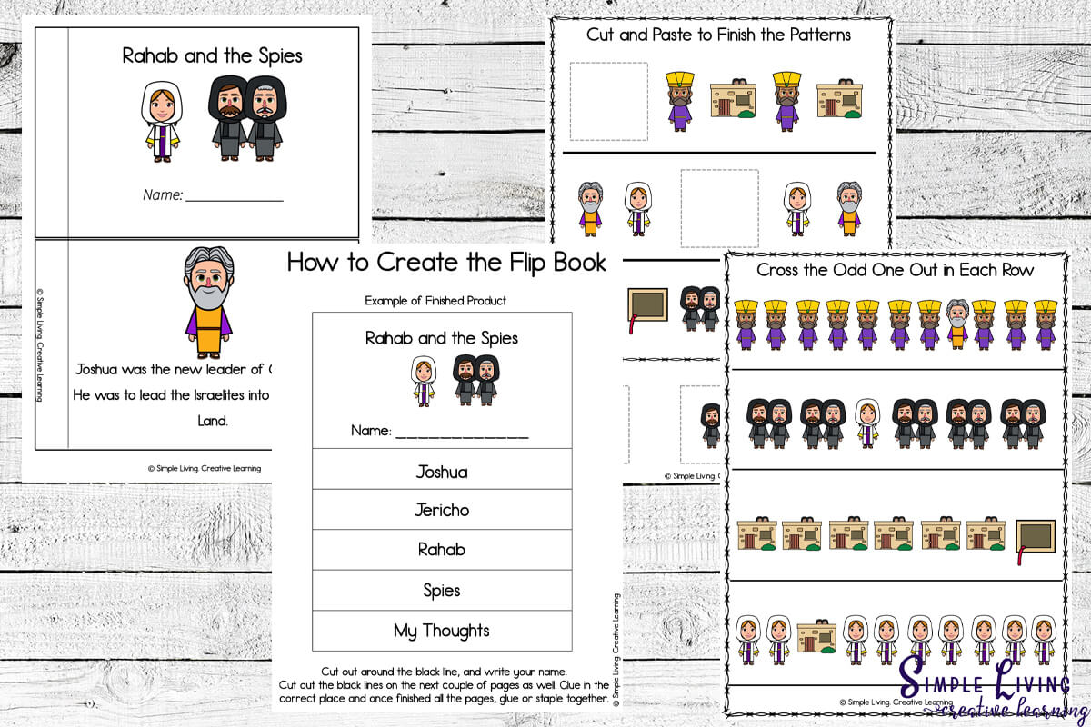 Rehab and the Spies Printables story printables
