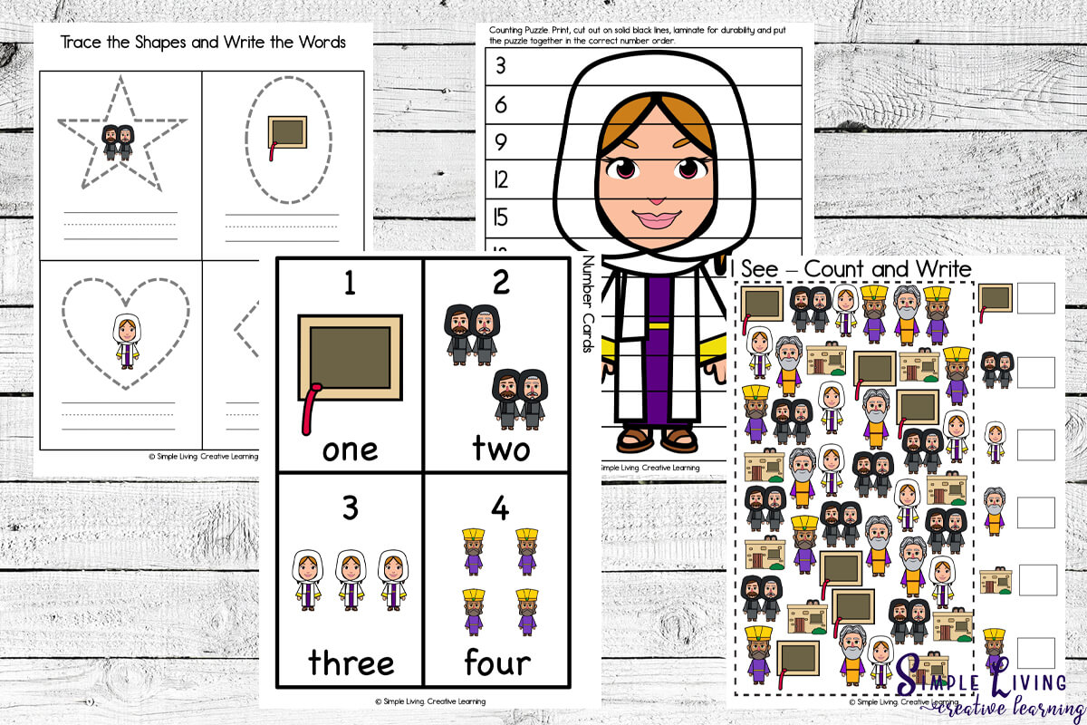Rehab and the Spies Printables math printables