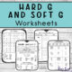 Hard G and Soft G Worksheets four pages