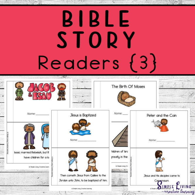 Bible Story Readers {3} four pages