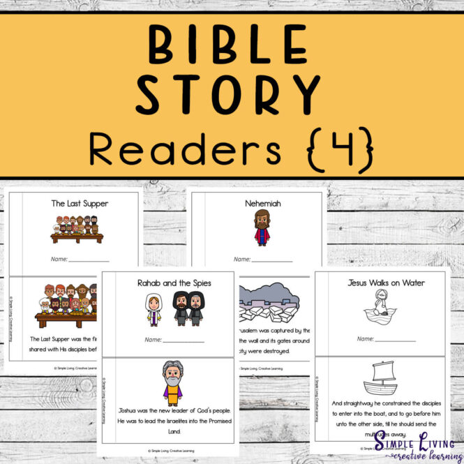 Bible Story Readers {4} four pages