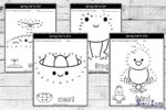 Spring Dot-to-Dot Printables - Simple Living. Creative Learning