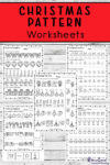 Christmas Pattern Worksheets