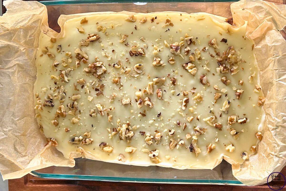 Banana Bread Bars iced