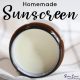 Homemade Natural Sunscreen