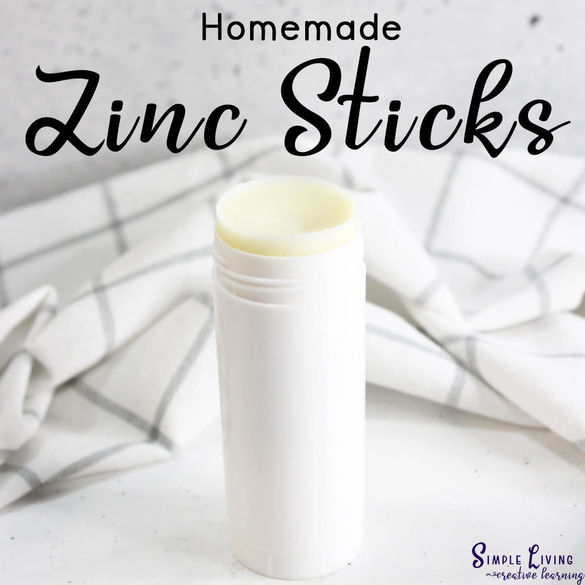 Homemade Zinc Sticks in a tube